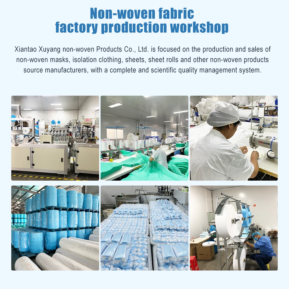 Disposable Over sleeve Disposable Blue Nonwoven Polyethylene Arm Sleeve Cover With Elastic Cuff