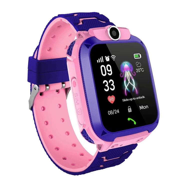 
Smart watch for kids square smart watch touch screen support sim card ios android phone 