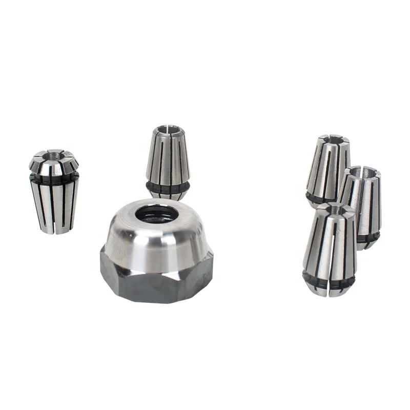 Mill chuck set E11 M14*1.0 chuck dia.1,2,3,4,5,6mm S/N:20101
