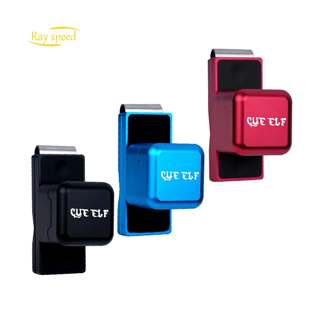 Rayspeed Hot Sale Billiard Pool Chalk Holder Round With Magnetic Clip Snooker Blue Chalk Holder Magnetic Billiard Chalk holder