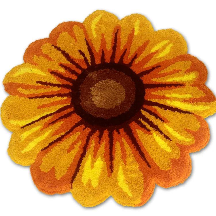 fresh pastoral office carpet new color matching living room carpet high-quality carpet beside the bed