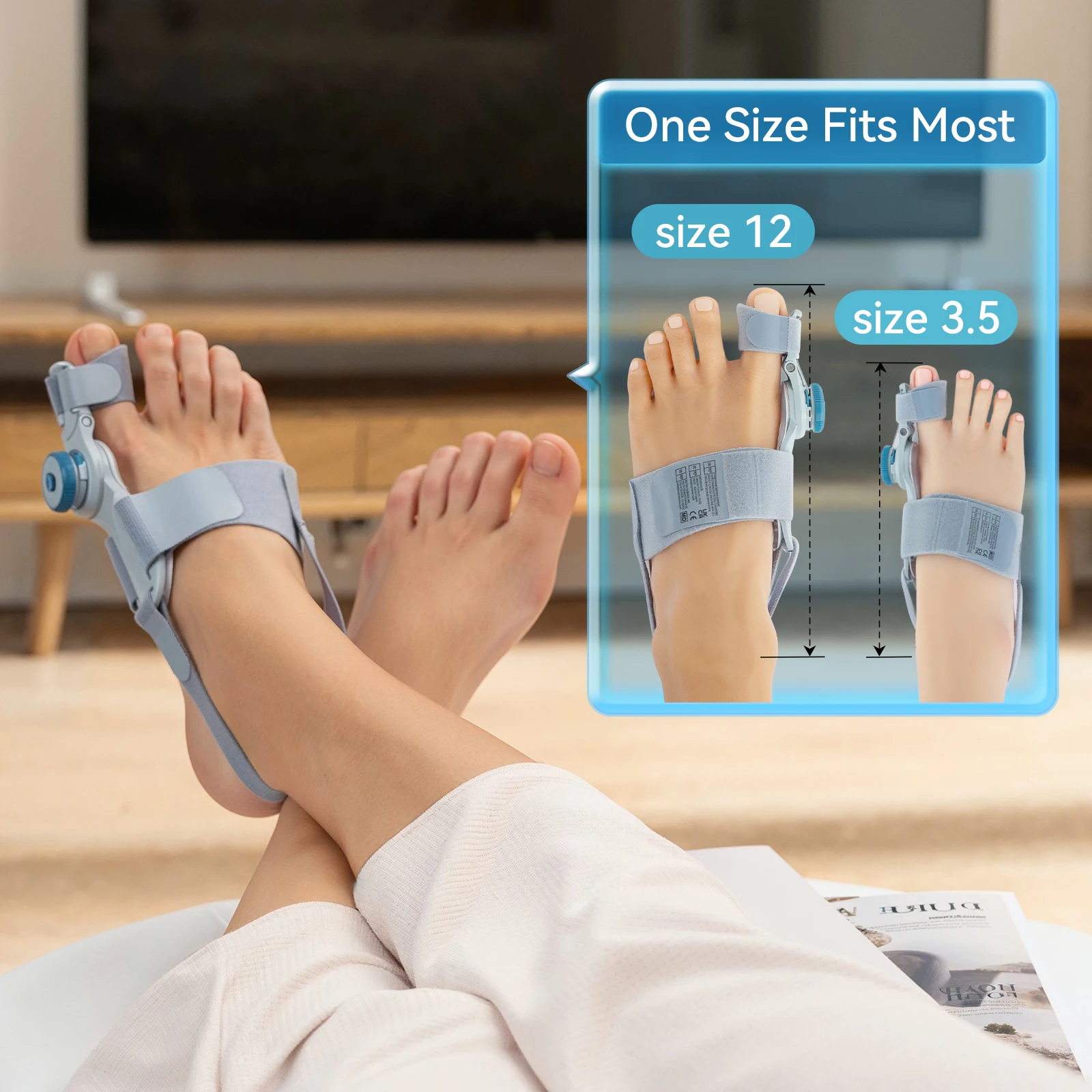 Hospital Halux Hallux Flexible Coach Toe Tech Straightener Love Tool Correct Corrector Big Inventions Alicates for Toes