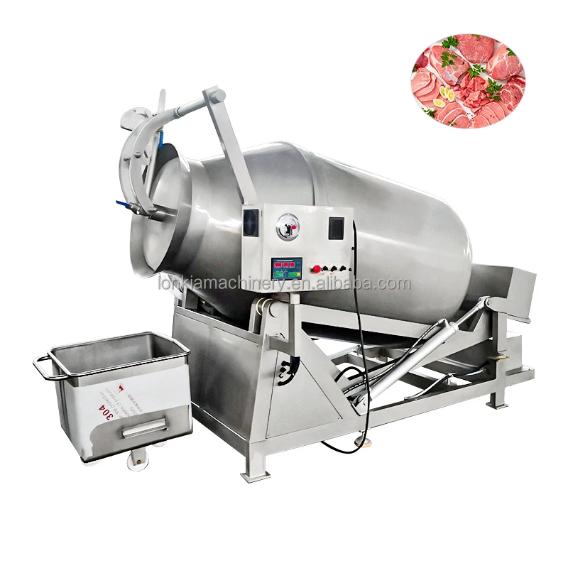 Intelligent Control Stainless Steel Vacuum Tumbler / Vacuum Meat Marinator / Meat Chicken Marinating Machine