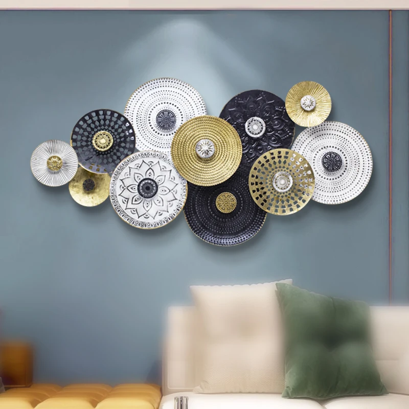 Высококачественный роскошный Декор для дома настенный металлический дизайн украшения