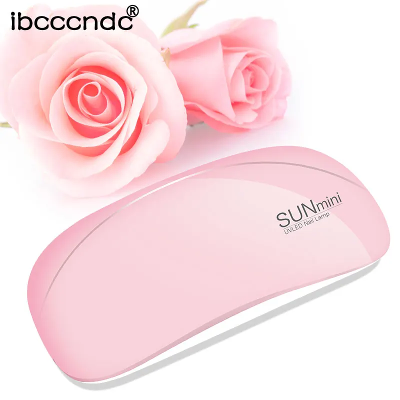 Портативный мини-6 Вт USB СВЕТОДИОДНАЯ УФ-лампа с носком в виде мышки для ногтей сушилка домашнего использования гель лак мини