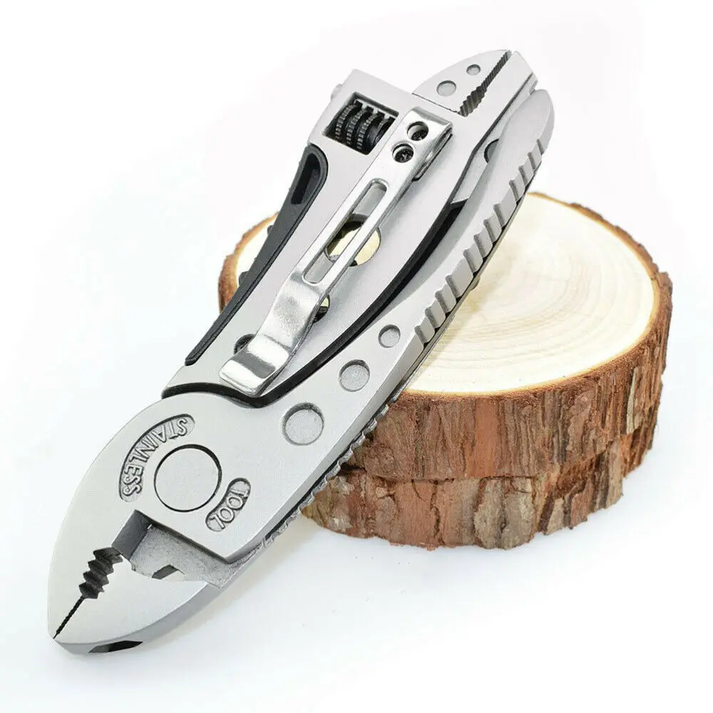 Multi Function Tool Set Portable Pocket Pliers Screwdriver Wrench Knife Multi-tool for Outdoor Camping