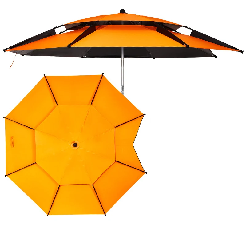 Printed camping Umbrella Hot Selling Fishing Fiberglass Beach Umbrellas Fishing Umbrella