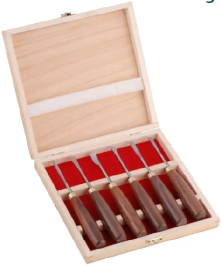 Hot selling  6pcs Wood Carving Chisel  set woodworking  chisel