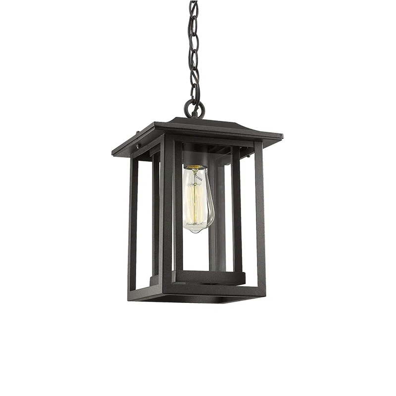 Popular hotsale customized Direct Manufacturer black courtyard lamp rustical pendant lamps