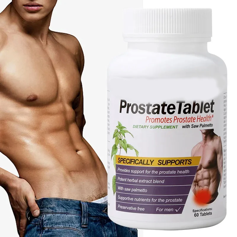 Customized prostate tablets powerful herbal tablets energy booster support male nutritional supplements for men