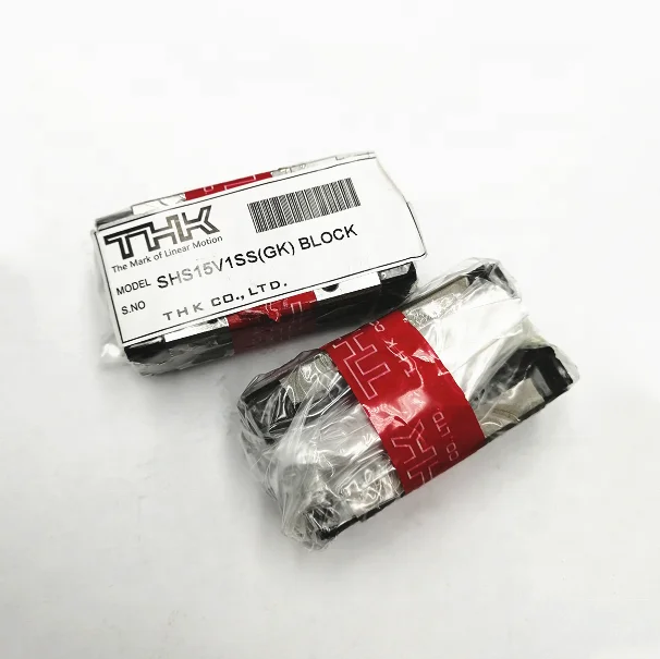
Original THK SHS15V SHS15V1SS Linear Bearing Guide Rail Slide Block 