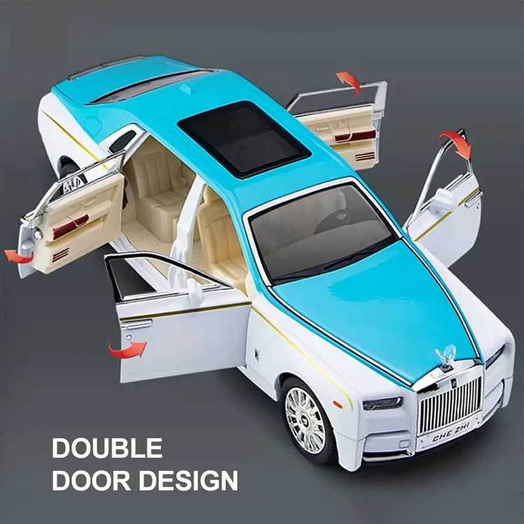 1:24 Rolls - Royce Phantom роскошный автомобиль отодвинутая металлическая коллекция имитация литого под давлением модель автомобиля из сплава