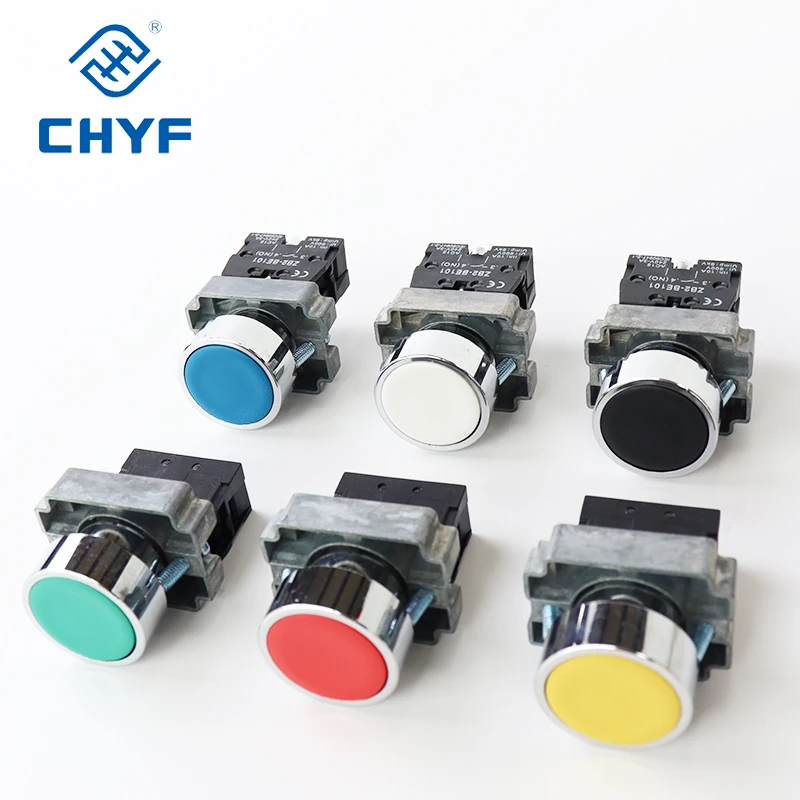 CHYF plastic switch push button household  machine use large buttons for electrical appliances different types push button