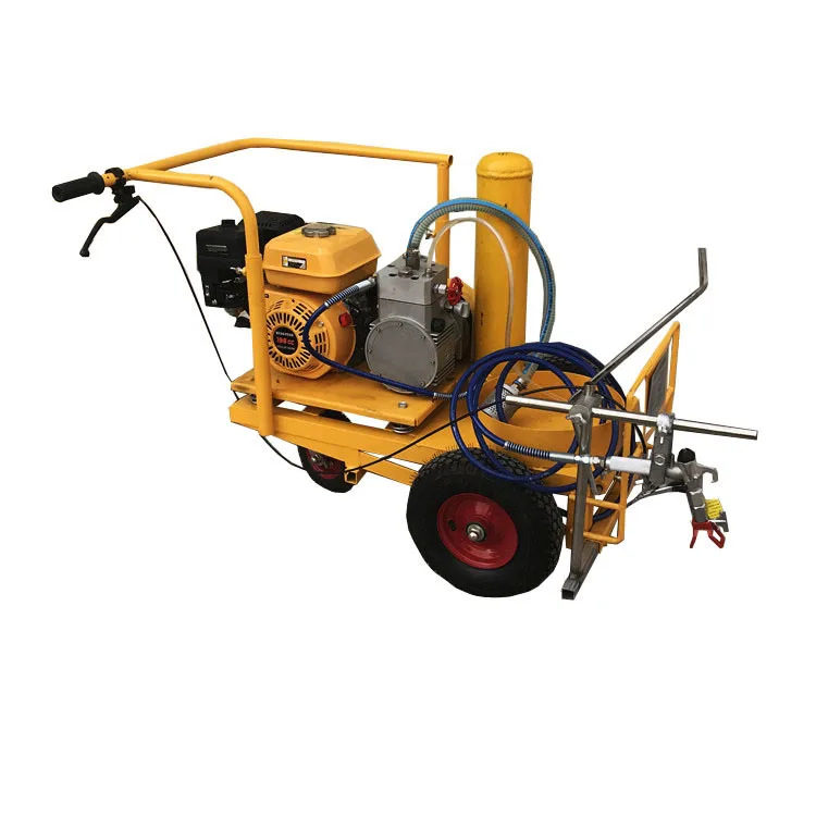 cold paint road marking machine road lines paint airless road marking machine for sale