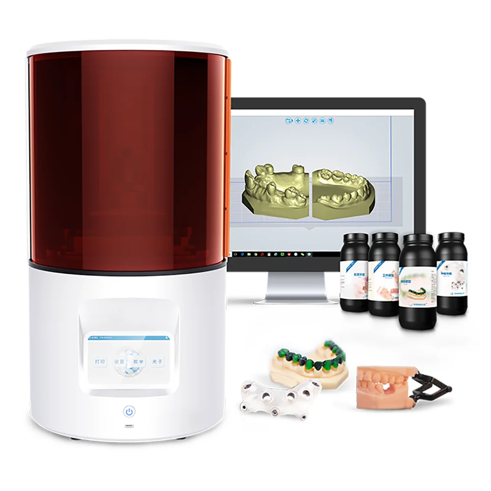AliGan Fine Quality Desktop Digital LCD uv curing Dental Oral cavity model 3D resin printing machine