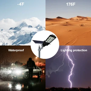 BOYI New set Product  Outdoor Road Ip67 Waterproof Motion Sensor 300w 400w 500w 600w Solar Led Street Light