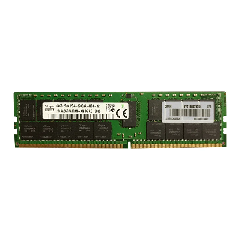 Used Reg ECC Server RAM 8G 16G 32G 64G 128G 2133 2400 2666 2933 3200MHz DDR4 RDIMM Server Memory