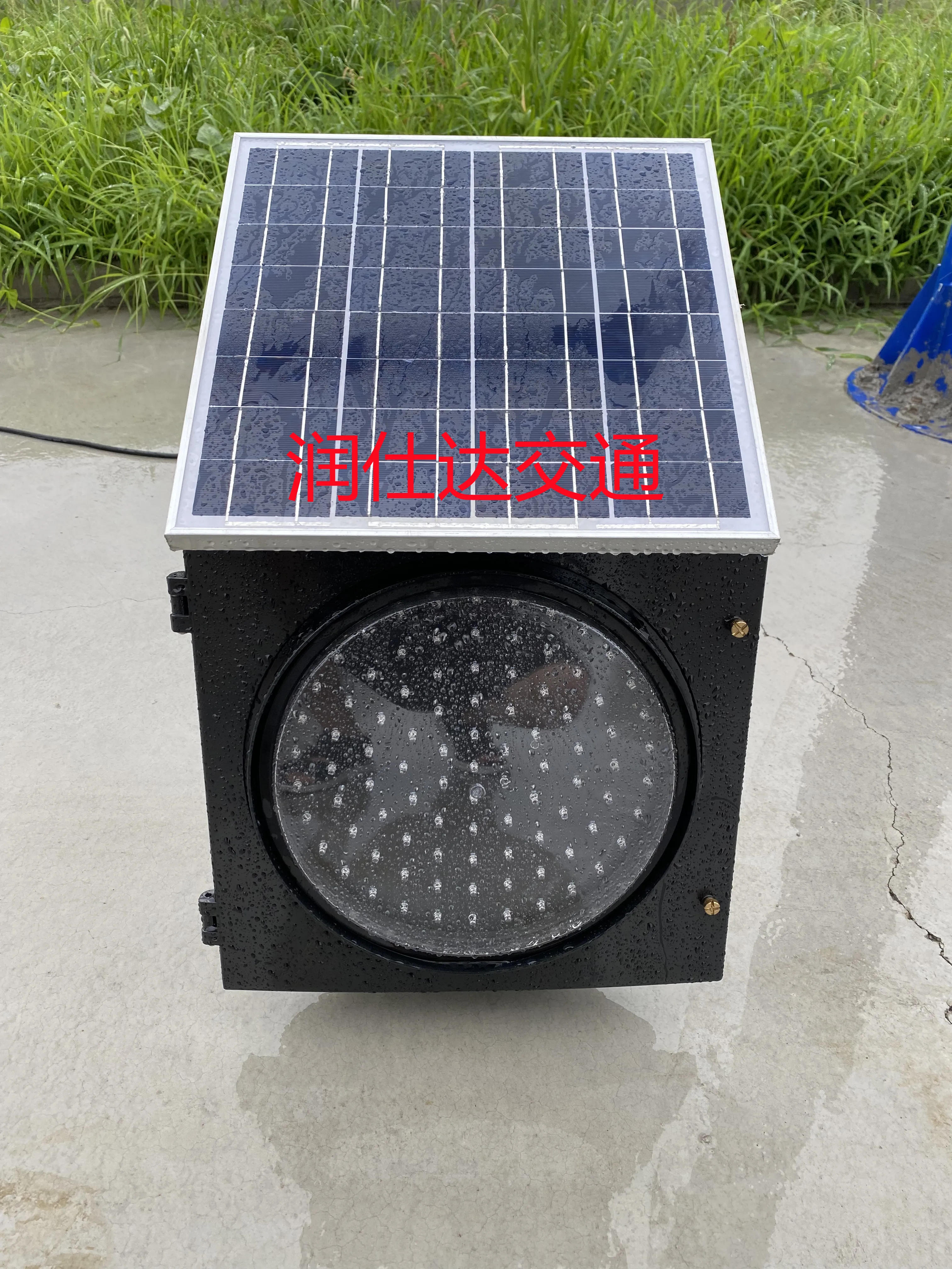 Yellow Signal LED Flashing Traffic Light