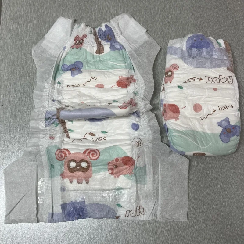Bamboo Chinese OEM New Born Baby Pants White Diapers Disposable Wholesale
