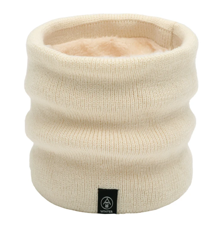 Factory Price winter warmer colorful Knitted Multifunctional Bandanas Neck Gaiter Fleece