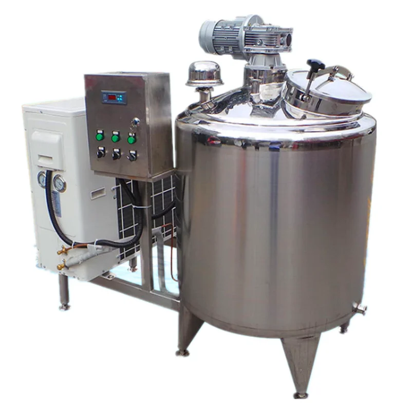 1000 Liters Milk Cooling Storage Tank Liquid Fresh-keeping Tank