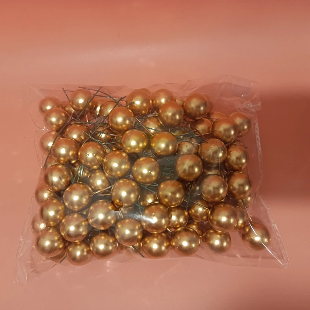 foam balls 100pcs 2cm  2.5cm 3cm 4cm gold Black Purple Happy Birthday Cake Toppers faux balls for cake decorating supplies