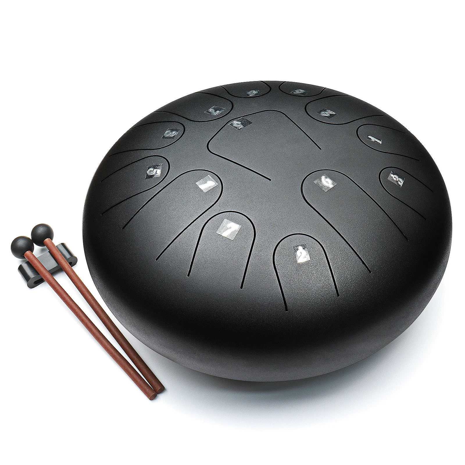 12 дюймов 13 тонов стальной барабан с языком дорожная сумка с барабанными палочками перкуссионный музыкальный инструмент панда барабан стальные барабаны