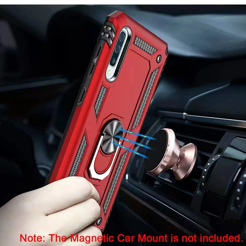 New Rotate 360 Degree Ring Stand Magnetic Adsorption Phone Case For Huawei P20 P30 P40 Pro Lite Case