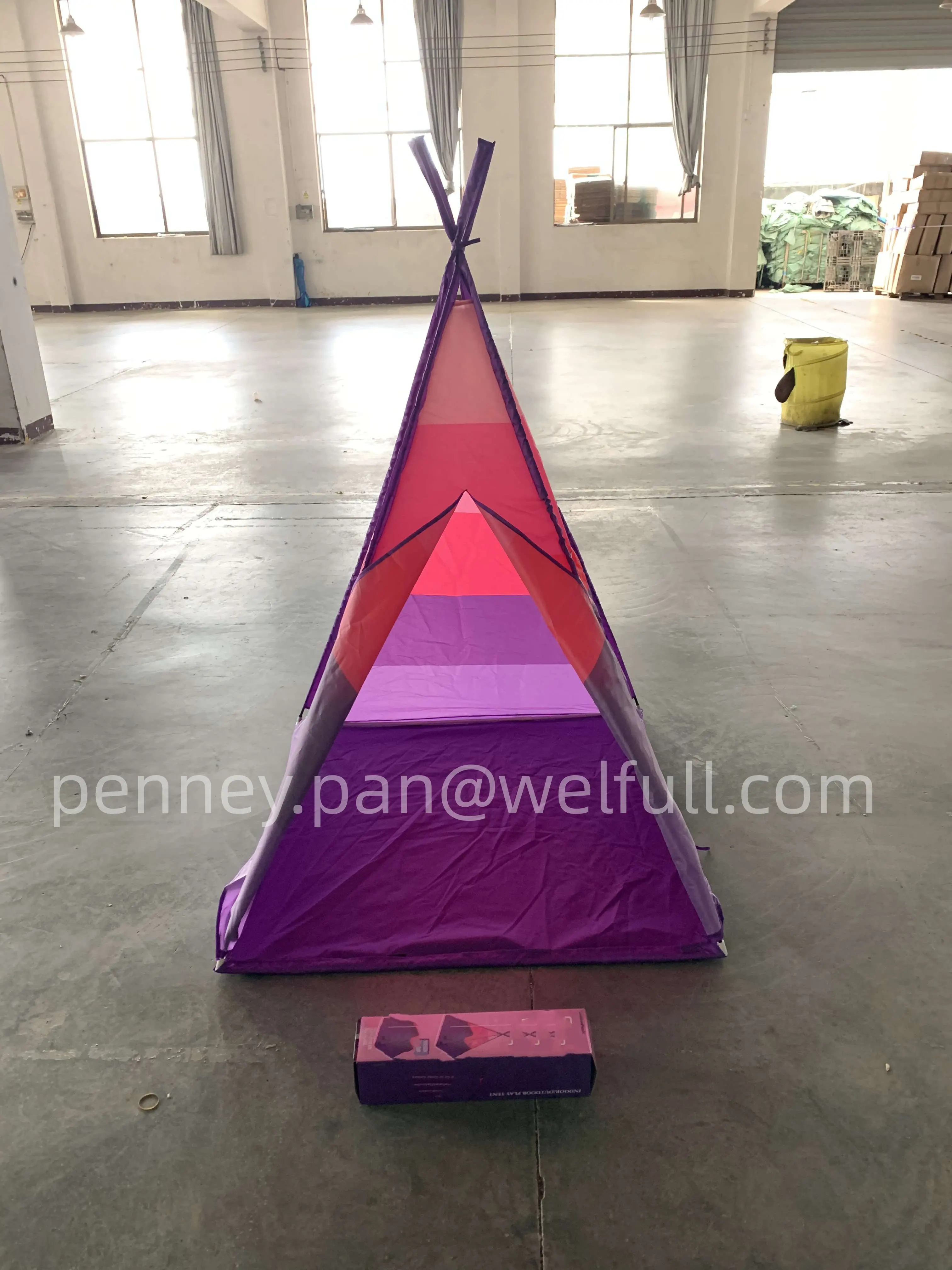 Indoor Outdoor USA Wholesale Stripe Waterproof Indian Teepee New Kids Play Toy Teepee Tent For Kids