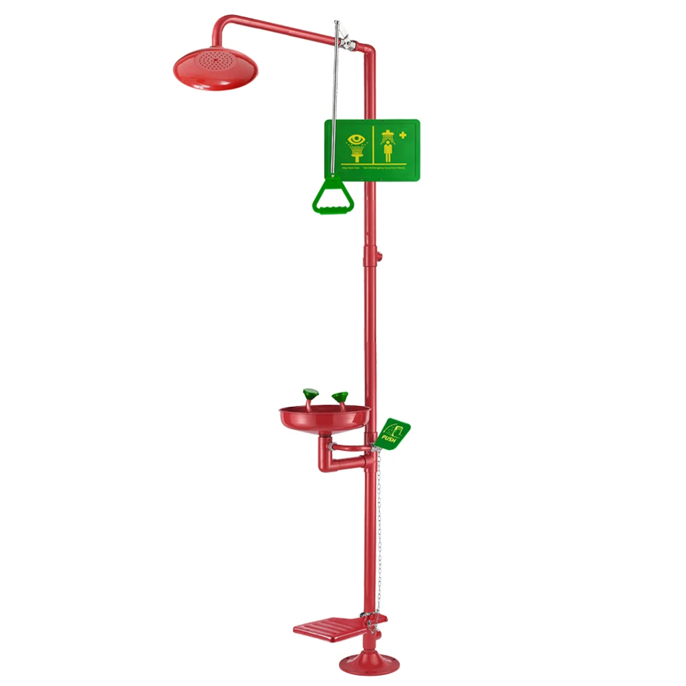 Stainless Safety Emergency Eye Wash And Shower Station Machine Eyewash