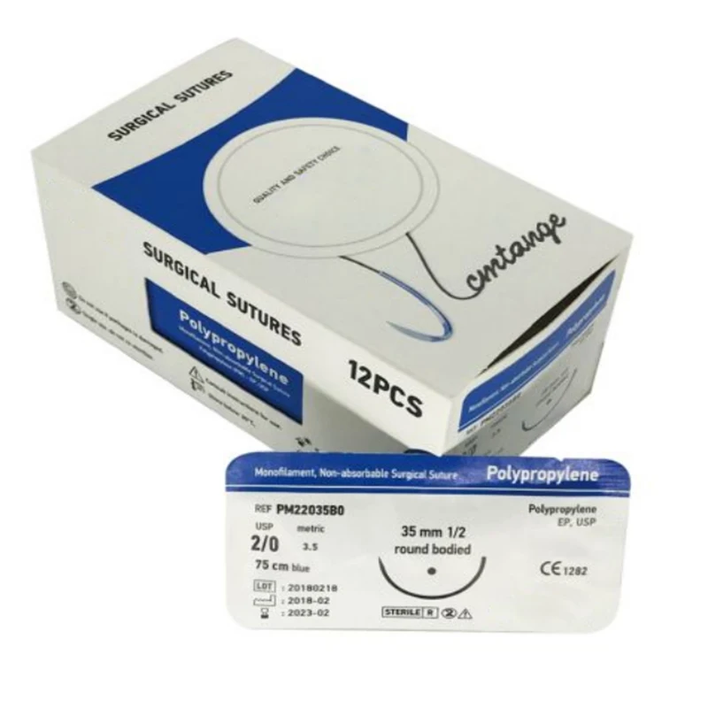 Medical disposable polypropylene silk plain catgut nylon suture chromic catgut suture absorbable surgical suture