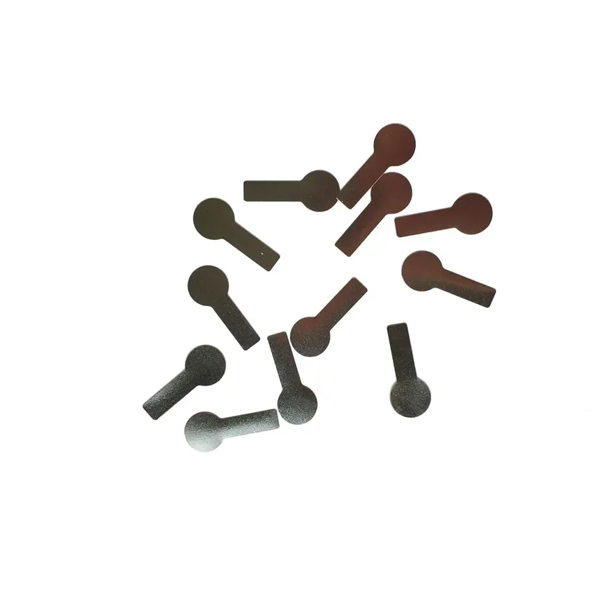 Triangle type Square tape Nickel Plated Steel Strips sheet for lithium battery pack connection soldering tabs