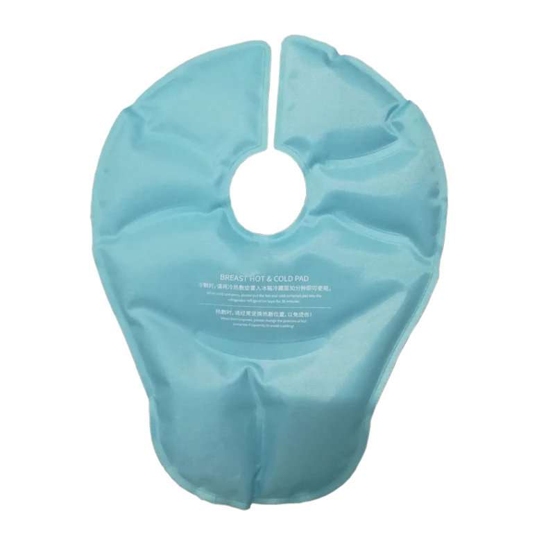 Free Sample Ice Pack Women Breast Feeding Pain Relief Polyester Gel Packs Cooling Pad