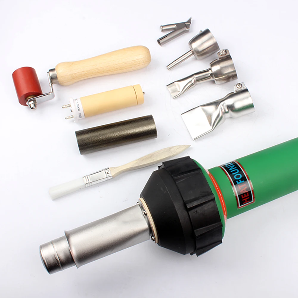 HEAT FOUNDER Professional 120V 230V 1600W 3400W Hot Air Weld Heat Gun For Tarpaulin, PVC BannerWelding