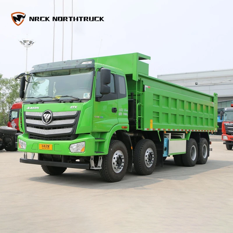 Заводская цена использованный Foton Auman Грузовик 8x4 самосвал 12 колес