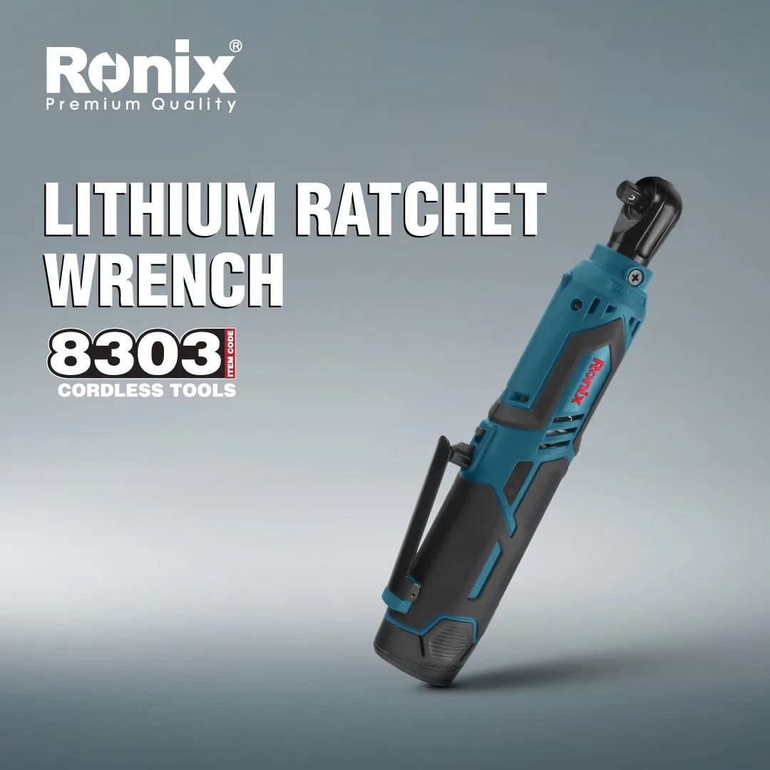 Ronix в наличии 8303 12 В 3/8 'литиевые беспроводные электроинструменты Электрический аккумулятор ударный трещотка гаечный ключ с головками аксессуары