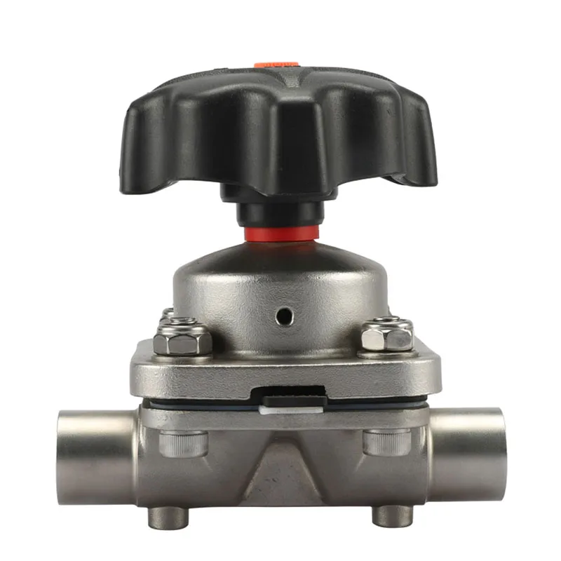 Manual industrial valves stainless steel industrial welded diaphragm valves can be customized low pressure diaphragm valves
