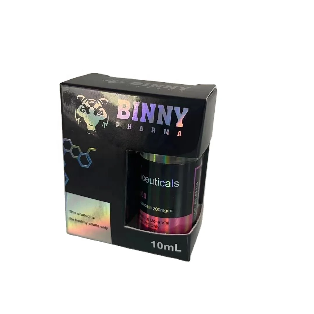 Custom Laser Cardboard 325gsm 10ml Vial Storage Pharmaceutical Packaging Box With Blank Window