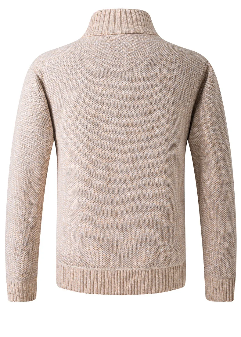 Men thick winter cardigan sweater warm fashion outdoor zipper jacket sweater in stock ready to ship