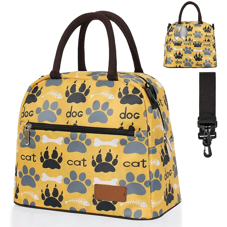 Wholesale Hot Sale Insulated Thermal Custom Printing Tote Bags Cooler Food Lunch Box Picnic Bag Set