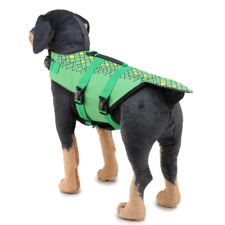 Wholesale Custom Dog Life Jacket Vest Printed Reflective Dog Life Jacket Adjustable Quick Dry Dog Swimsuit Pet Product