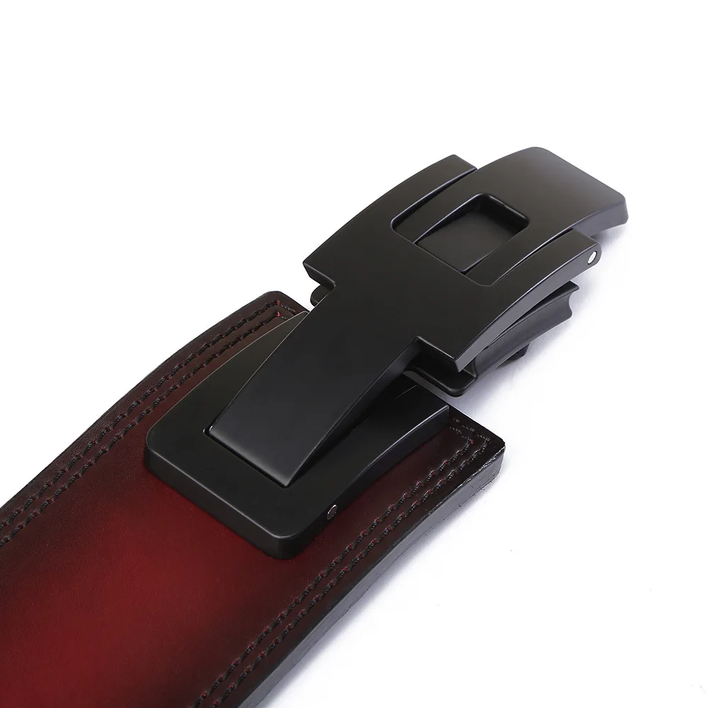 Weight Lifting Belt Genuine Leather 10MM Powerlifting Gym Belts for Weightlifting Deadlifts Squats Heavy Duty Bodybuilding