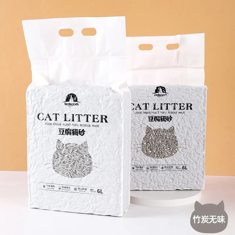 Taotaopets Bulk Peach Flavor Tofu Cat Litter Wholesale Cat Tofu Litter