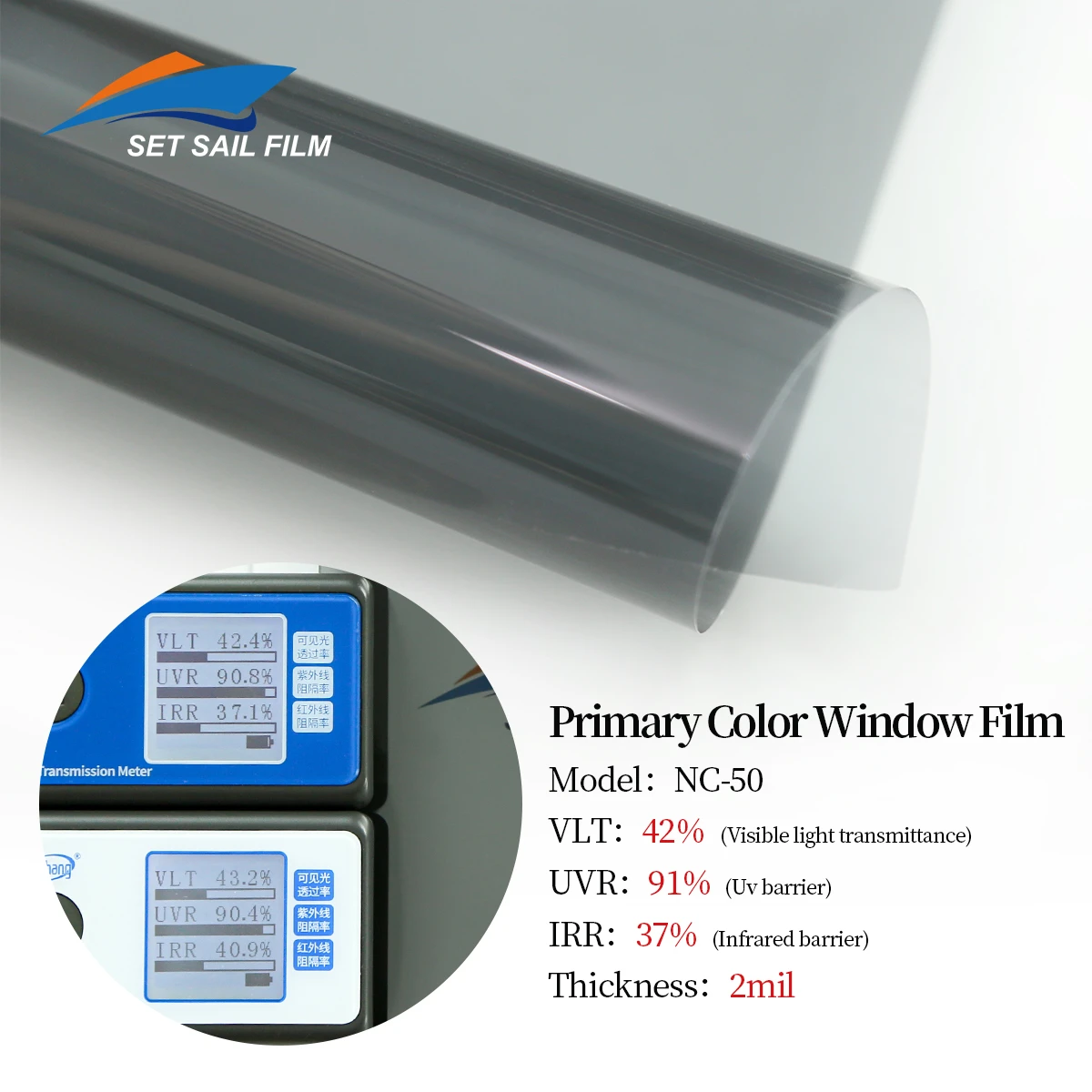 Smart film for glass  tinted window film solar uv rejection protective film car Windscreen Clear Solar