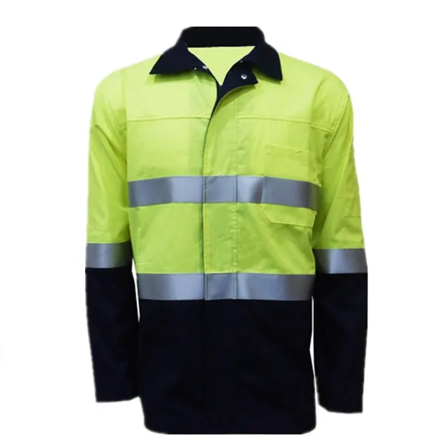 EN20471 High Quality Clothing Men Maintenance Workwear Uniform Construction Clothing Fashion Safety Jacket Workwear