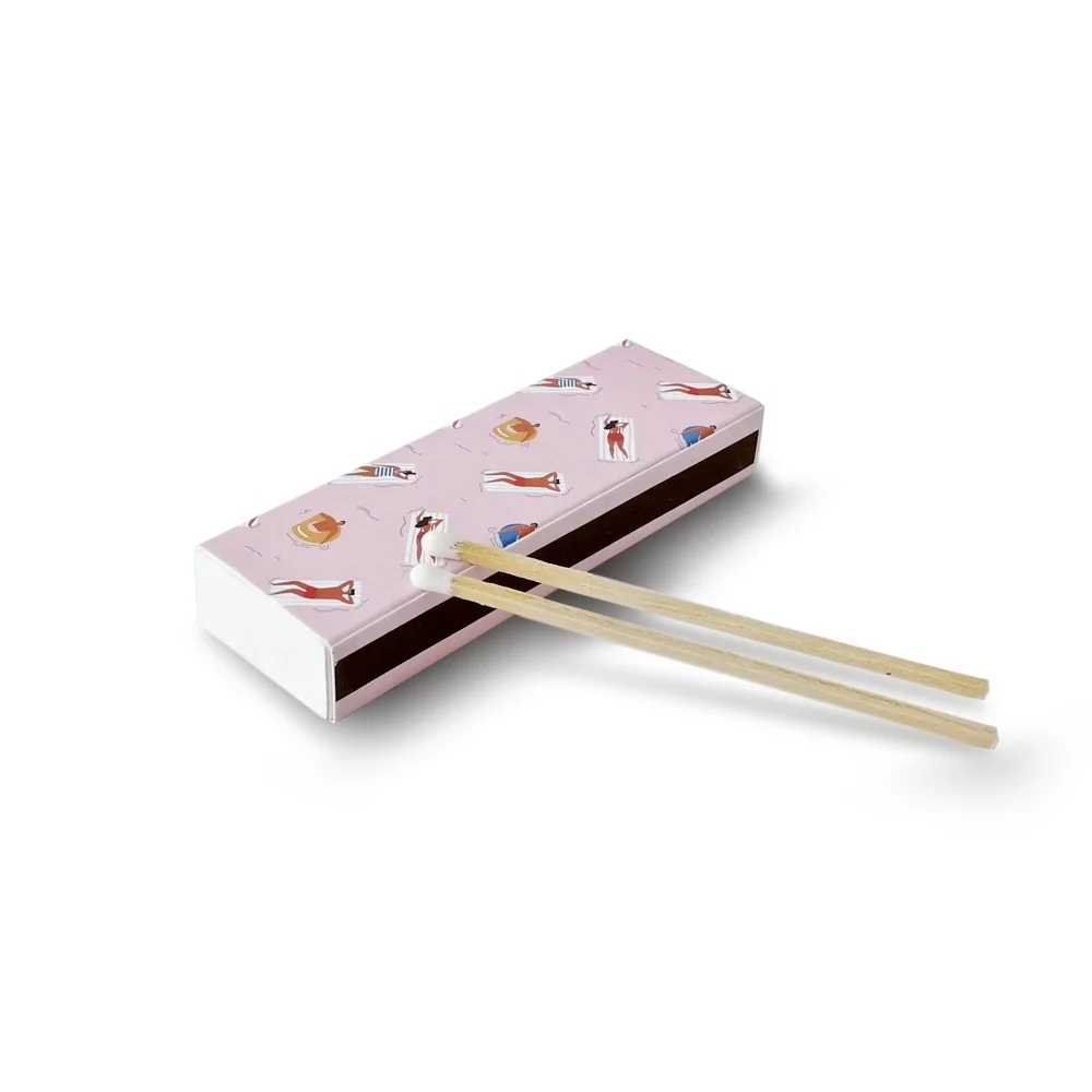 Matchbox Cheap Bulk Safety Matches Custom Wholesale Safety Pink Wood Matches natural matches