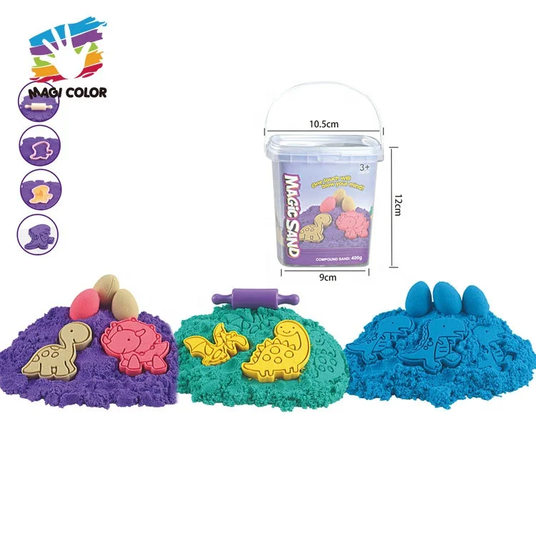 Eco-friendly Moldable Sensory Play Sand Toy 600G Space Sand Set For Kids P01A165