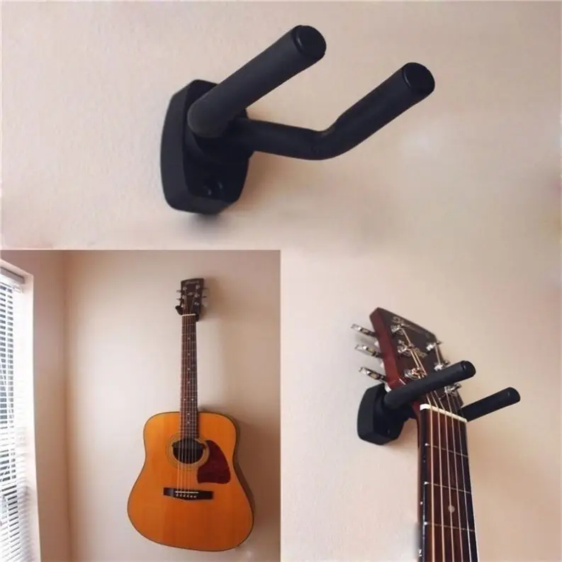 Guitar Hanger Hook Holder Guitar Bass Screws Accessories Wall Mount Stand Rack Bracket Display T1022