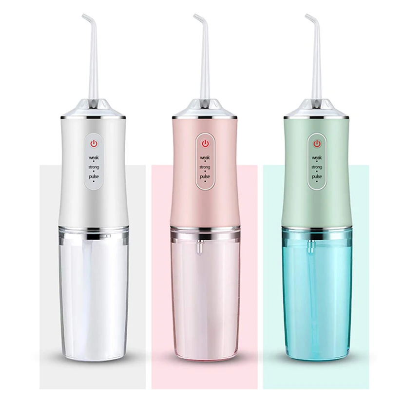Manufacturer Cordless Portable Dental Oral Irrigator Water Flosser Teeth Cleaning Oral Irrigation