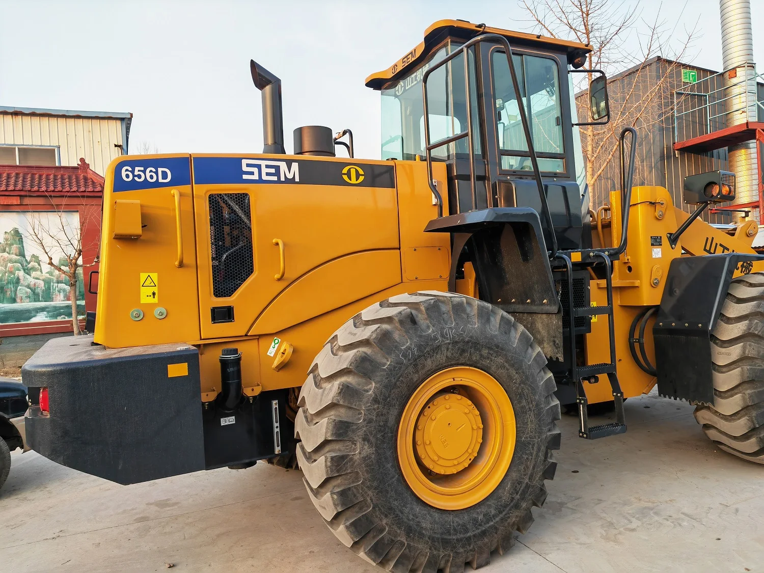 Chinese Famous Brand SEM656D 5 tons Wheel Tractor Loader